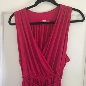 Plus size maternity maxi